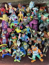 vintage teenage mutant ninja turtles figures And Accessories lot 90+ Pieces