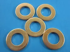 5-pack BRASS #12 Washer for Hobart Meat Grinder Auger 4212 4812 8412 8812 4412