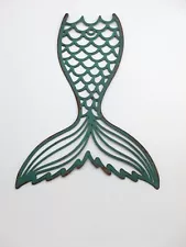 Metal Mermaid Tail Wall Hanging