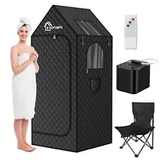 New ListingPortable Sauna, Sauna Box, Sauna Steam Room, Sauna Kit with 3L Steamer & Remo...