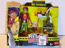 Rescue Heroes RAE NIFOREST with Spinning Machete and Map Fisher Price 2019 MISP