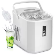 Ice Makers Countertop - 9 Cubes in 6 Mins, 26lbs/Day, Portable Ice Maker with...