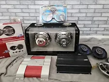 New ListingOld School Car Amp And Speakers Bundle.pioneers Speakers Never Opened.SEE PICS