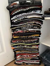 ADULT LOT OF 100 HARLEY DAVIDSON T SHIRTS & VTG BIKER MEN STURGIS BLACK HILLS 3D