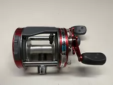 ABU GARCIA AMBASSADEUR 6000 BAITCASTING FISHING REEL RED NICE