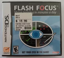 Flash Focus: Vision Training in Minutes a Day (Nintendo DS, 2007) FREE SHIPPING!