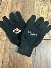 Vintage Dale Earnhardt Sr #3 Unisex Adult Gloves w/ Grip Black Unused