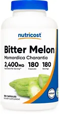 Nutricost Bitter Melon 600mg, 180 Capsules - Gluten Free, Non-GMO