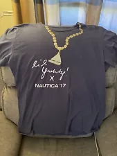 Lil Yachty x Nautica 2017 Chain Collab Shirt Size Large Lil Boat