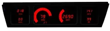 Chevy 77-90 Impala, Caprice Digital Dash Panel Red LED Gauges Lifetime Warranty