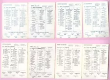 Strat-o-Matic MLB Baseball All-Time American League Hall of Famer Cards-40 Cards