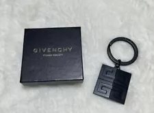 GIVENCHY PERFUMES Black Logo Key Ring Chain Novelty Not For Sale New from JP F/S