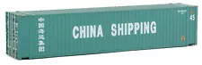 Walthers HO Scale 45' CIMC Shipping Container China Shipping (Green/White)