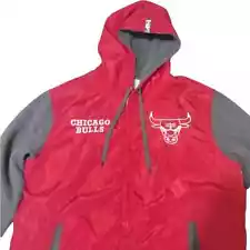 UNK Chicago Bulls red varsity jacket Nba