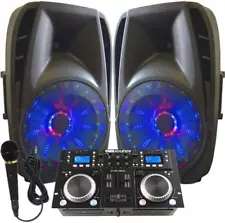 15 Inch Lighted DJ System, , DJSYS-75