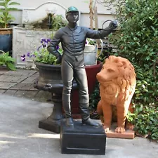 Lawn Jockey Garden Statue for Equestrian Horse Lovers