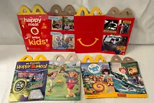 Vintage McDonald's Happy Meal Boxes 2003-2010 Lot Of 5 Batman, ETC.