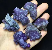 90g Natural Grape Agate Botryoidal Purple Chalcedony Specimen Indonesia S661