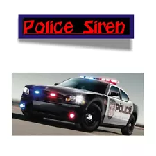 POLICE Siren Circuit for Diecast Police Models and R/C Emergency Vehicles!