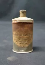 Old HOOD'S Tooth Powder Tin Can Dental Advertisement C. I. Hood Co. Lowell Mass.