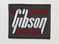 GIBSON AMERICAN CLASSIC ELECTRIC ACOUSTIC GUITAR EMBROIDERED PATCH UK SELLER