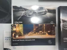 2018 Mercedes Benz C Class C300 Owners Manual Handbook Set With Case