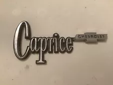 Vintage 1976 Chevrolet Caprice Car Emblem Logo LOOK