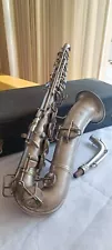 1924 Conn C Melody Saxophone, Silver Plated, with Original Case