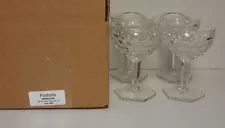 Fostoria AMERICAN Tall Sherbet Glasses SET OF FOUR Mint in BOX More Items Here