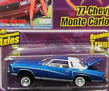 Revell 77 1977 Chevy Monte Carlo Lowrider Magazine Chevrolet Collectible Car Blu