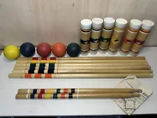 Regent Croquet Set Complete With Carrying Case-See Description