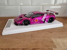 IVY 1/18 FERRARI 458 GT LB SILHOUETTE FIGHTER PURPLE READ FULL DESCRIPTION