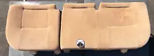 1990 - 1995 Volvo 940 Wagon Rear Seats Lower Seat Cloth Tan Beige OEM