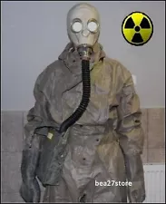 GAS MASK NBC HAZMAT SUIT RADIATION CHEMICAL SURPLUS CHERNOBYL FALLOUT