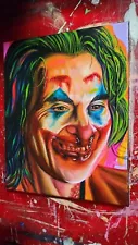 Joaquin Phoenix Joker 8x10 Acrylic Realism Portrait Painting