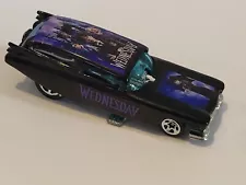 Hot Wheels WEDNESDAY Addams Family 1959 CADILLAC funny car HEARSE custom