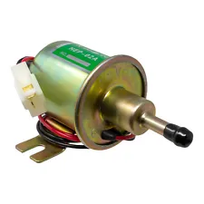 HEP-02A 12V Universal Inline Low Pressure Electric Fuel Pump For Gas Diesel