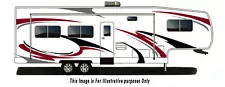 RV, Trailer Hauler, Camper, Motor-home Large Decals/Graphics Kits 28-k-3