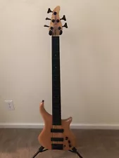 1993 Pedulla ET-5 Thunderbass, Fretless Flame Maple