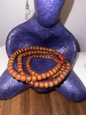 Tibetan Buddhist 108 Bodhi Seeds Prayer Beads Mala 38”- Nepal