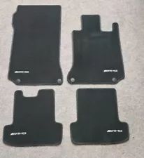 Genuine Mercedes AMG C Class Automatic W204 2007 - 2014 Car Mats