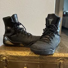 Size 10 - Nike Kobe 9 KRM EXT High Black Mamba