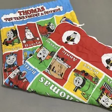 Vintage 1992 Thomas Tank Engine Train & Friends Sleeping Bag Bed Brit Allcroft *