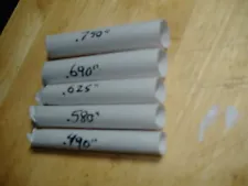 125 Civil War Musket 9/16" .580" Paper Tubes for Reenactment Blanks