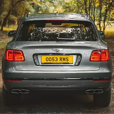 RMS /RS Rare Private Reg Number Plate Personal Registration For Sale Cherished