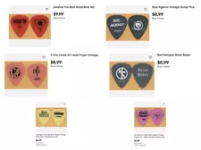 Vintage Tour Guitar Pick Lot for Claudio