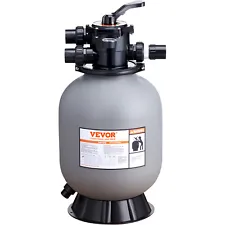 VEVOR Sand Filter 16" Above Inground Swimming Pool Sand Filter with 7-Way Valve