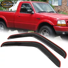 Fits 93-11 Ford Ranger In Channel Window Visors Rain Sun Guard Vent 2Pc Set