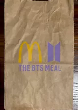 LIMITED EDITION** BTS McDonalds Meal Bag