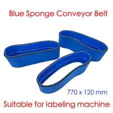 Blue Sponge Conveyor Belt 770mm Suitable for Labeling Machine Accessories Parts